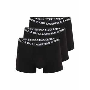 Karl Lagerfeld Boxerky  čierna / biela