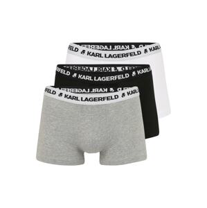 Karl Lagerfeld Boxerky  sivá / čierna / biela