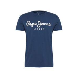 Pepe Jeans Tričko  námornícka modrá / biela