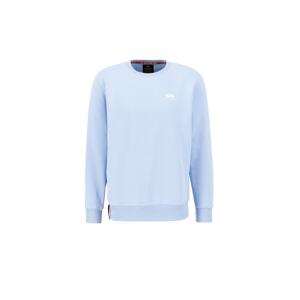 ALPHA INDUSTRIES Mikina  svetlomodrá / biela