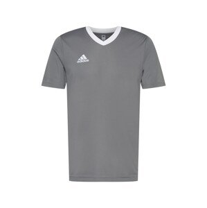 ADIDAS PERFORMANCE Funkčné tričko 'Entrada 22'  sivá / biela
