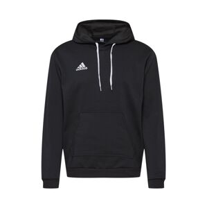 ADIDAS PERFORMANCE Športová mikina 'Entrada 22'  čierna / biela