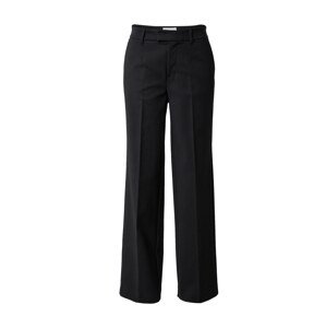 PULZ Jeans Nohavice s pukmi 'PZ BINDY'  čierna