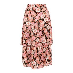 Dorothy Perkins Petite Sukňa  ružová / púdrová / čierna