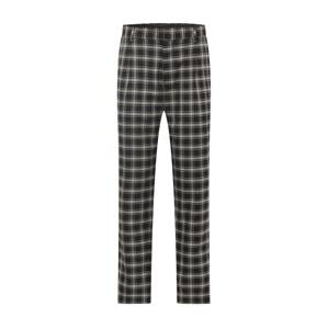 BURTON MENSWEAR LONDON Chino nohavice  čierna / biela