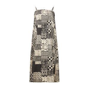 Nasty Gal Plus Šaty  krémová / čierna