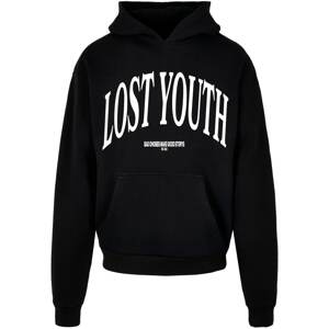 Lost Youth Mikina 'Classic V.1'  čierna / biela