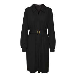 VERO MODA Košeľové šaty 'Pam'  čierna
