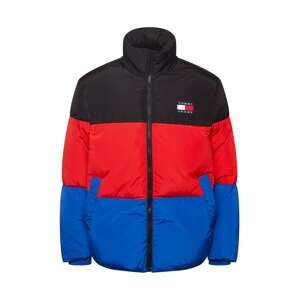 Tommy Jeans Zimná bunda 'Bold'  kráľovská modrá / červená / čierna / biela