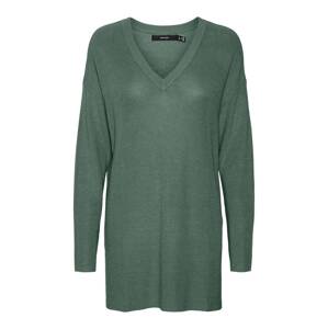 VERO MODA Sveter 'NEW LEXSUN'  tmavozelená