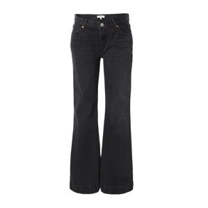 RE/DONE Džínsy  čierny denim / biela