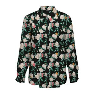 VERO MODA Blúzka 'NYA'  tmelová / zelená / staroružová / čierna