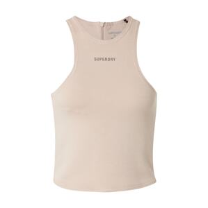 Superdry Top  béžová / čierna