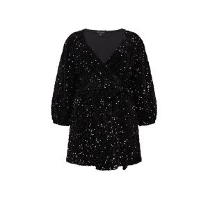 Dorothy Perkins Curve Kokteilové šaty  čierna