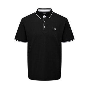 Only & Sons Tričko 'Fletcher'  čierna / biela