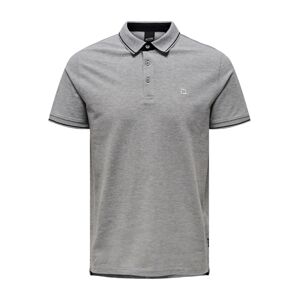 Only & Sons Tričko 'Fletcher'  sivá / čierna