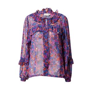 Atelier Rêve Blúzka 'LAURI'  modrá / fuksia / červená / biela