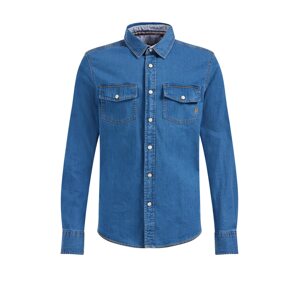 WE Fashion Košeľa  modrá denim