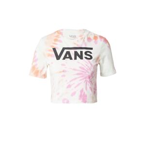 VANS Tričko  oranžová / ružová / čierna / biela