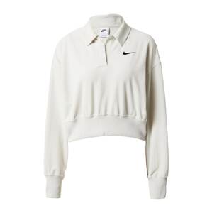 Nike Sportswear Mikina  béžová / čierna