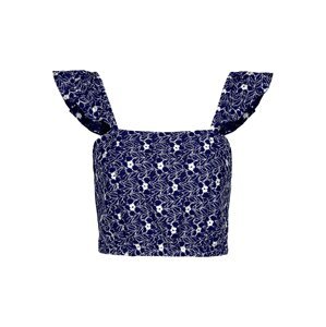 VERO MODA Blúzka 'SONEY'  námornícka modrá / biela