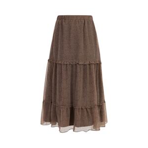 DreiMaster Vintage Sukňa  hnedá / svetlohnedá