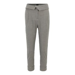 River Island Petite Plisované nohavice  čierna / biela