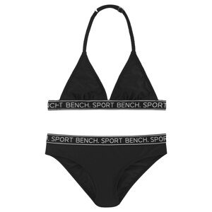 BENCH Bikiny  striebornosivá / čierna