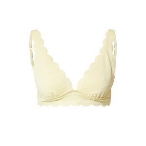 Hunkemöller Podprsenka 'Scallop'  pastelovo žltá