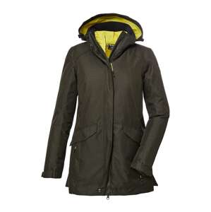KILLTEC Outdoorová bunda  žltá / olivová