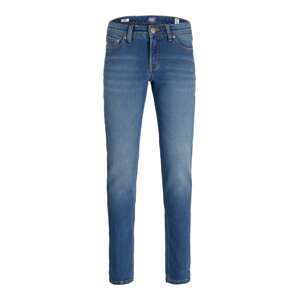 JACK & JONES Džínsy 'Mike'  modrá / hnedá