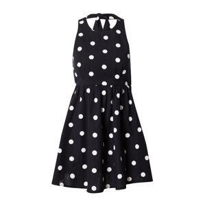 River Island Petite Letné šaty  čierna / biela