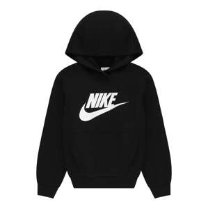 Nike Sportswear Mikina 'Club FLC'  čierna / biela
