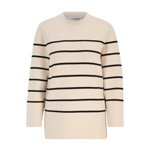 Selected Femme Tall Sveter  krémová / čierna