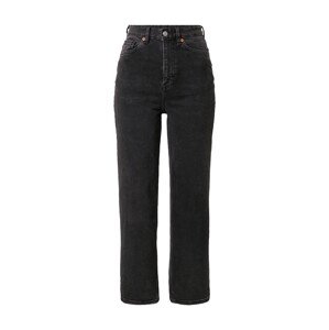 Monki Džínsy  čierny denim