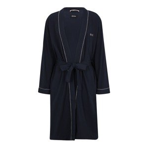 BOSS Dlhý župan 'Kimono'  tmavomodrá / sivá