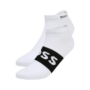 BOSS Ponožky  čierna / biela