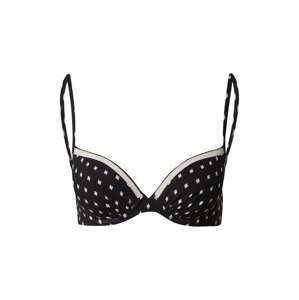 watercult Bikinový top  zlatá / čierna / biela