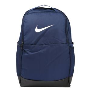 NIKE Športový batoh 'Brasilia 9.5'  námornícka modrá / čierna / biela