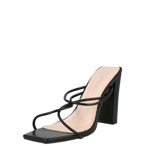 Nasty Gal Šľapky  čierna