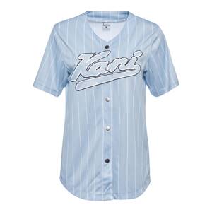 Karl Kani Blúzka 'Varsity'  modrá / čierna / biela