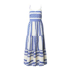 VERO MODA Šaty 'DICTHE'  béžová / modrá