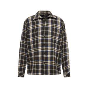 MADS NORGAARD COPENHAGEN Košeľa  béžová / kráľovská modrá / hnedá / biela