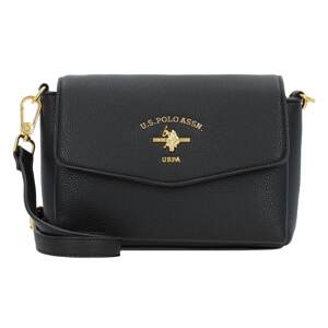 U.S. POLO ASSN. Taška cez rameno 'Stanford'  zlatá / čierna