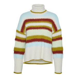 Vero Moda Petite Sveter 'WYNONA'  béžová / svetlomodrá / horčicová / tmavočervená