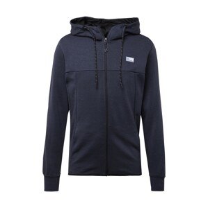 JACK & JONES Tepláková bunda 'JJAir'  tmavomodrá / biela