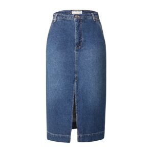 Free People Sukňa  modrá denim