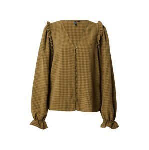 VERO MODA Blúzka 'VERA'  olivová / trstinová