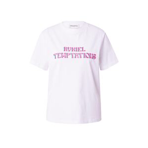 Sonia Rykiel Tričko  tmavoružová / biela