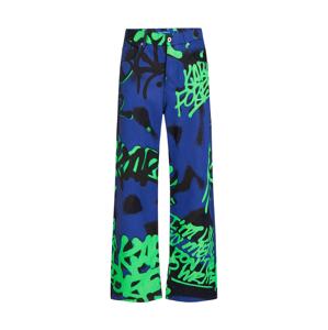 KARL LAGERFELD JEANS Džínsy 'X Crapule2000'  modrá / svetlozelená / čierna